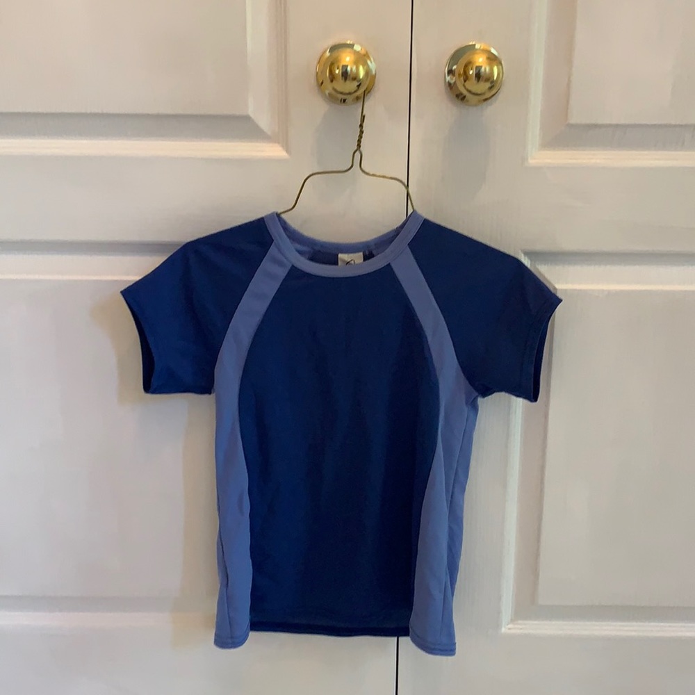 Workout blue top